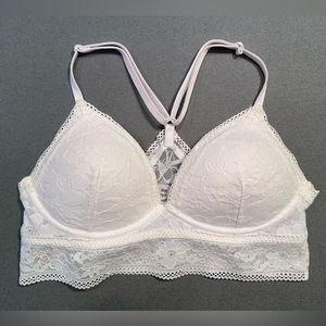 Victoria's Secret White Lace Bralette